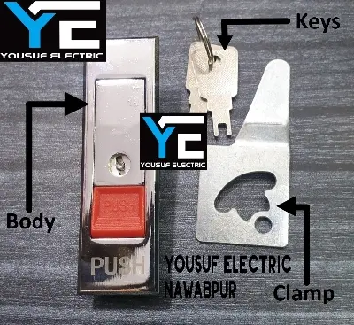 Picture of Panel lock push lock meter box lock stainless steel lock - Silver