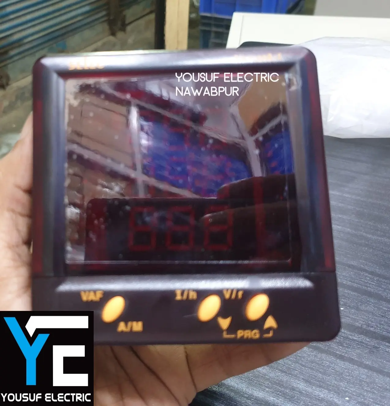 Picture of Selec digital multimeter VAF39A-1 Panel meter voltage meter ampere meter frequency meter hertz meter 3 phase meter - Black