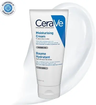 Picture of CeraVe Moisturising Cream – Face & Body Hydration for Dry to Very Dry Skin 177 ml