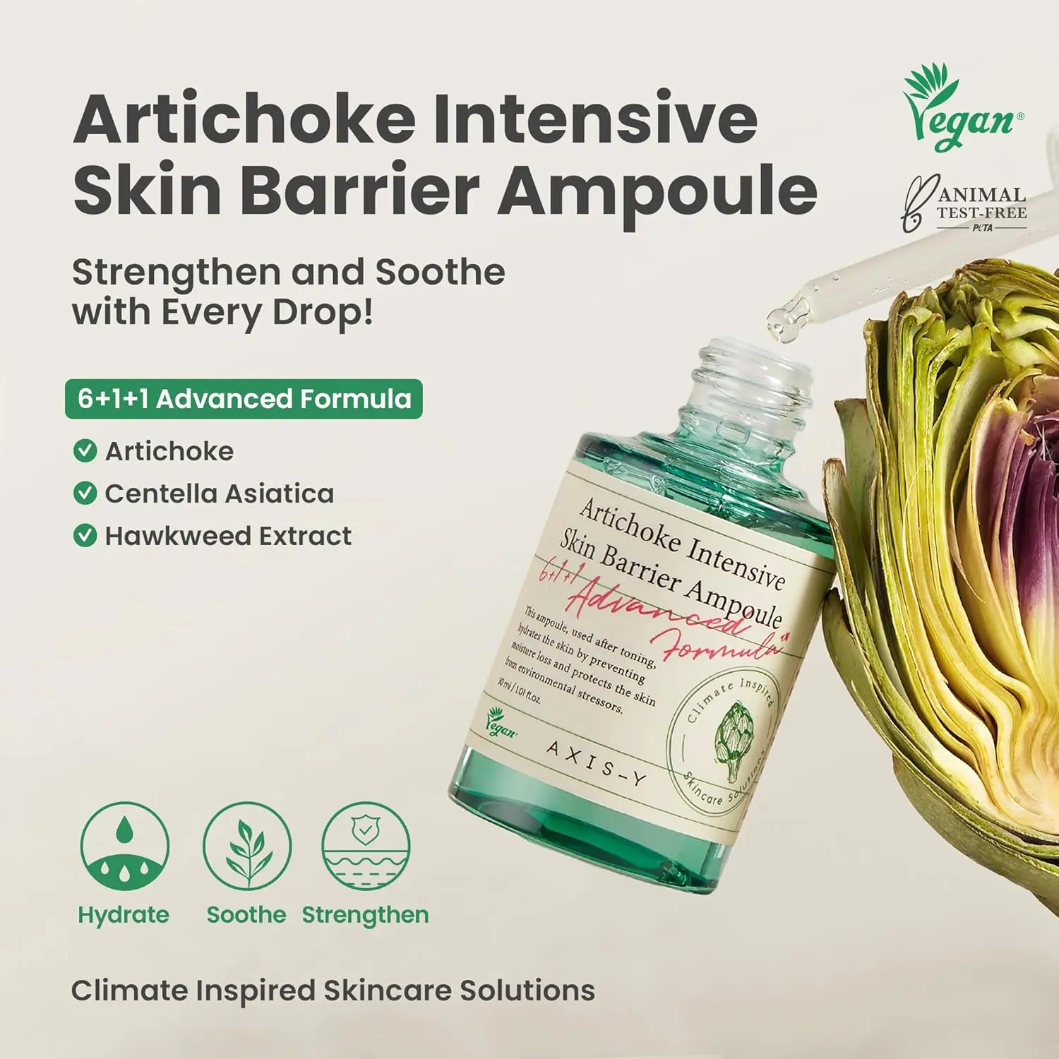 Picture of AXIS-Y Artichoke Intensive Skin Barrier Ampoule – Strengthen, Hydrate & Protect