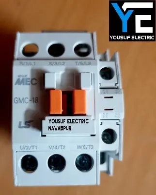 Picture of Magnetic Contactor LS GMC 18 3P 25 Ampere 2NO 2NC 3p Copper coil Voltage AC 220V three phase for Industrial use replace Finder Relay - White