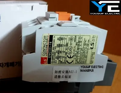 Picture of Magnetic Contactor LS GMC 18 3P 25 Ampere 2NO 2NC 3p Copper coil Voltage AC 220V three phase for Industrial use replace Finder Relay - White