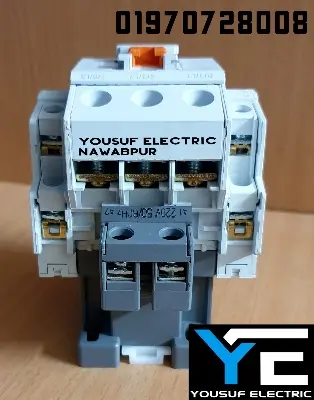 Picture of Magnetic Contactor LS GMC 32 3P 50 Ampere AC 3p 2NO 2NC Copper coil Voltage AC 220V three phase for Industrial use replace Finder Relay - White