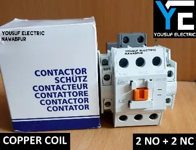 Picture of Magnetic Contactor LS GMC 32 3P 50 Ampere AC 3p 2NO 2NC Copper coil Voltage AC 220V three phase for Industrial use replace Finder Relay - White