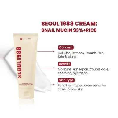 Picture of K-Secret Seoul 1988 Moisture & Repair Cream 100ml