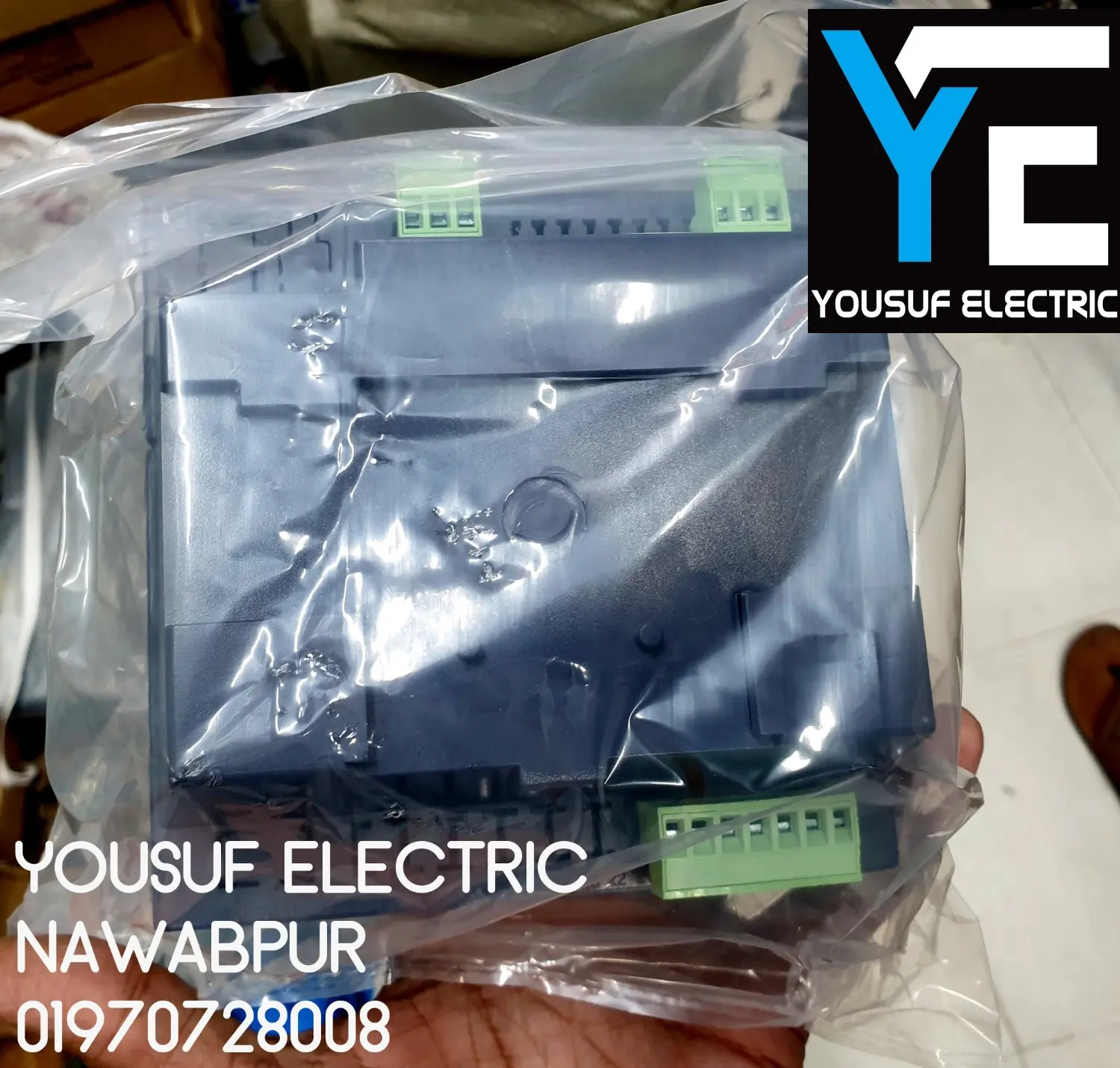 Picture of Automatic Power Factor Controller for Power Capacitor 6 Step PFC Relay - Blue