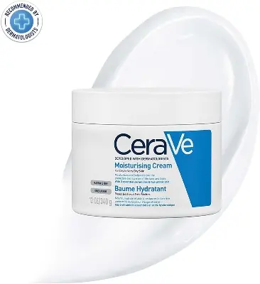 Picture of CeraVe Moisturising Cream for Dry to Very Dry Skin – with Hyaluronic Acid & 3 Essential Ceramides 340gm