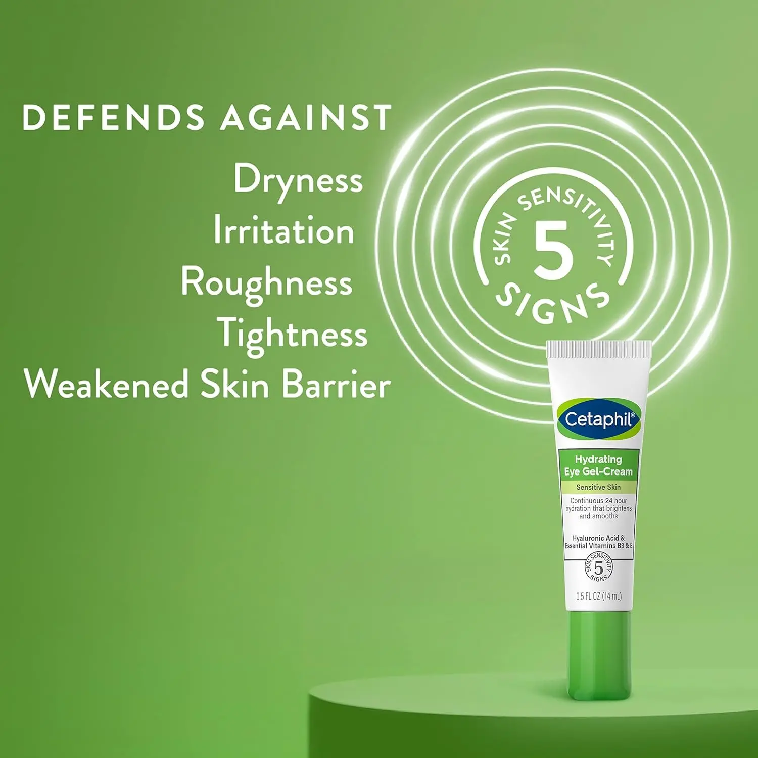 Picture of Cetaphil Hydrating Eye Gel-Cream with Hyaluronic Acid & Vitamins B3 + E – 14ml