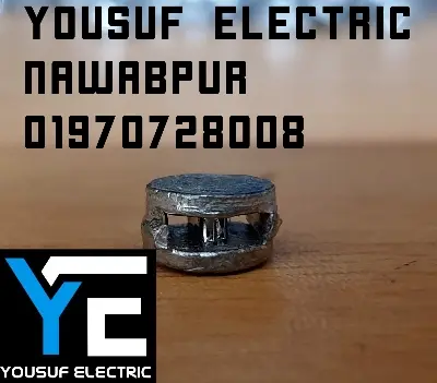 Picture of Lead security seal 10 mm (50 piece) Two-Hole Lead Seal small size - Door Bottom Sealing Strip  LOCK sealing - Silver