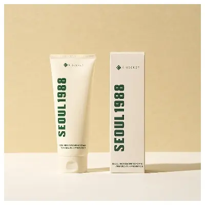 Picture of K-Secret Seoul 1988 Cleansing Foam with Pine Cica 1% & Probiotics – Deep Cleansing & Acne Care (150ml)-(OFF White)