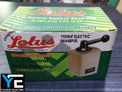 Picture of Lotus switch LT Control Switch 32A Change over Switch reverse forward switch - Off White