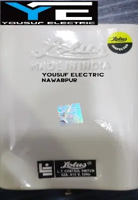 Picture of Lotus switch LT Control Switch 32A Change over Switch reverse forward switch - Off White