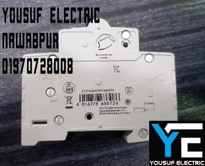 Picture of Abb Mcb 63 Ampere Tp High Grade China Miniature Circuit Breaker three Pole three Phase - Power Bank Circuit - White