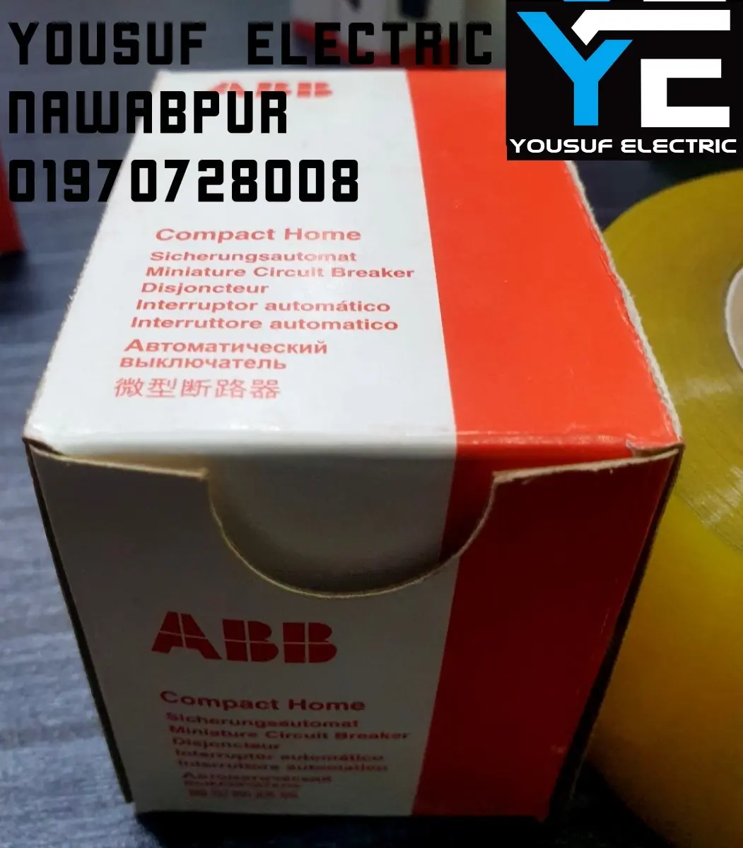 Picture of Abb Mcb 63 Ampere Tp High Grade China Miniature Circuit Breaker three Pole three Phase - Power Bank Circuit - White