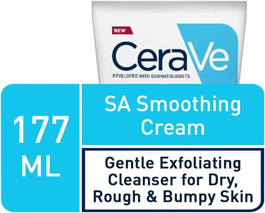 Picture of CeraVe SA Smoothing Cream with Salicylic Acid & Urea – For Dry, Rough, Bumpy Skin (177ml)