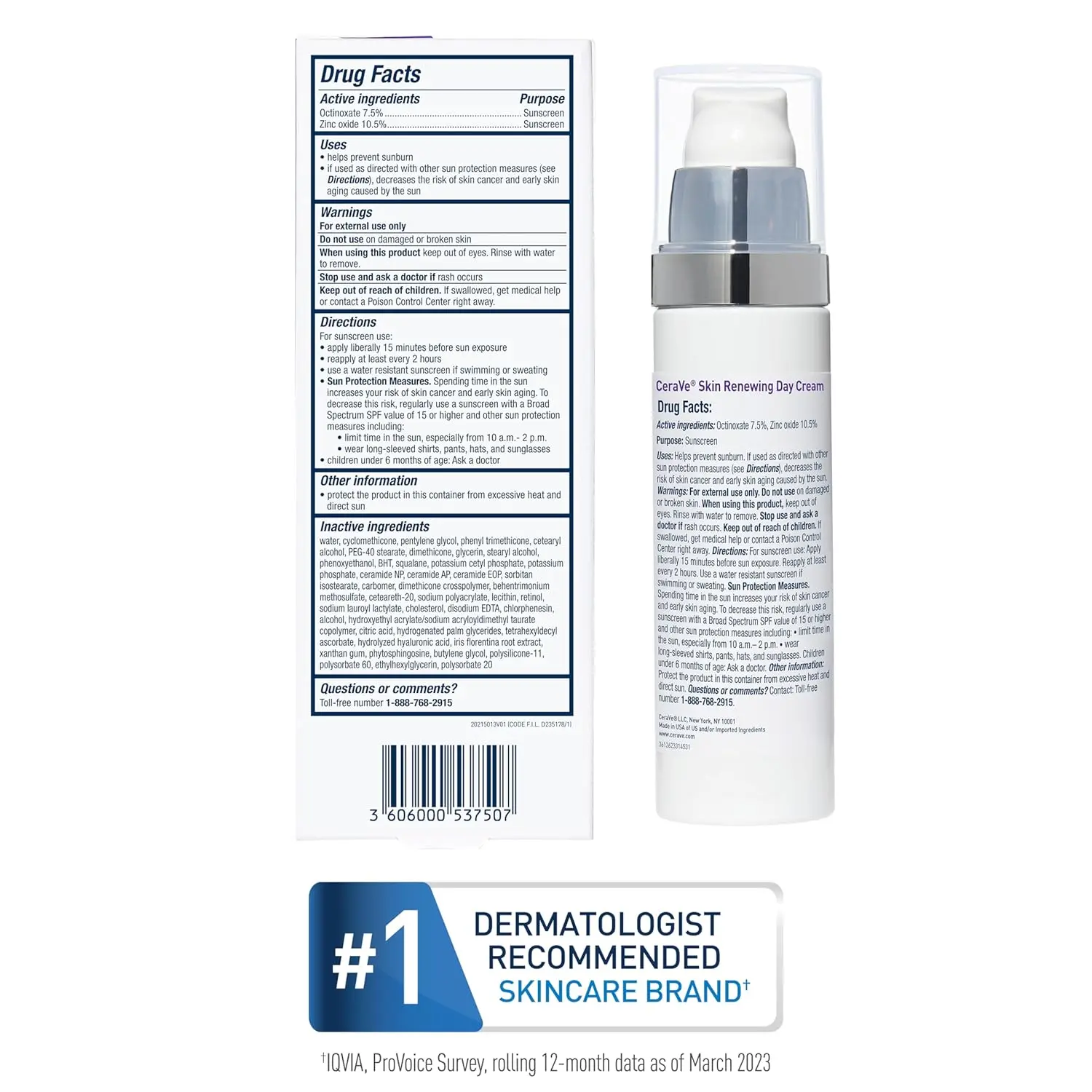 Picture of CeraVe Skin Renewing Day Cream with Sunscreen SPF 30 – Anti-Aging Moisturizer with Encapsulated Retinol, Hyaluronic Acid & Ceramides (50 gm)