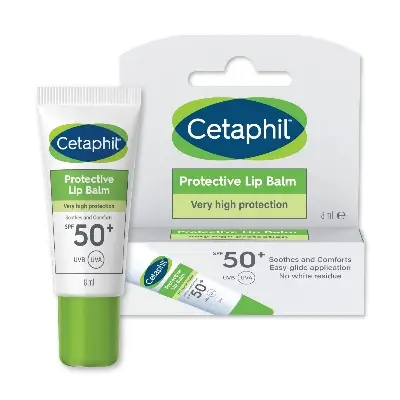Picture of Cetaphil Protective Lip Balm SPF 50+ – Non-Greasy, UVA UVB Sun Protection 8ml
