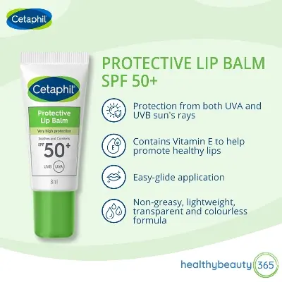 Picture of Cetaphil Protective Lip Balm SPF 50+ – Non-Greasy, UVA UVB Sun Protection 8ml