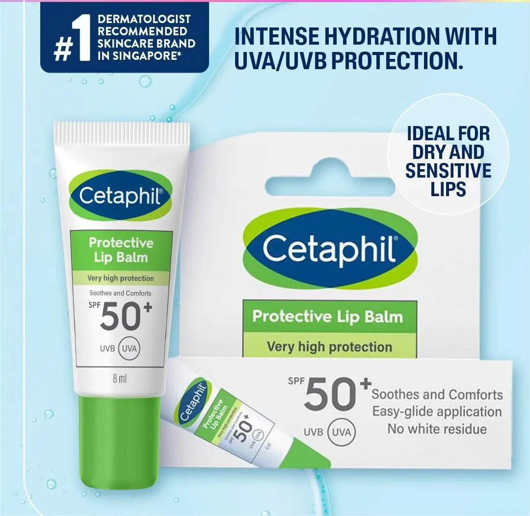 Picture of Cetaphil Protective Lip Balm SPF 50+ – Non-Greasy, UVA UVB Sun Protection 8ml