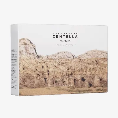 Picture of SKIN1004 Original Centella Travel Kit – Gentle Cleanser + Toner + Serum + Cream Combo Pack-(White)