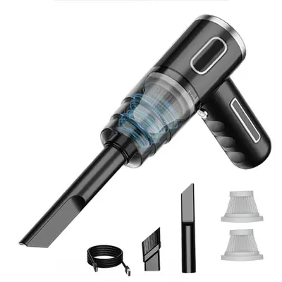 Picture of USB Rechargeable Car Vacuum – High Suction | MNK SHOP (Black)