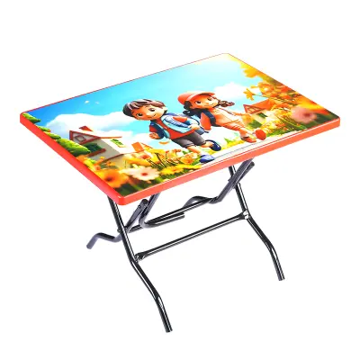 Picture of Kids Reading Table Printed Red-Wonder-TEL
