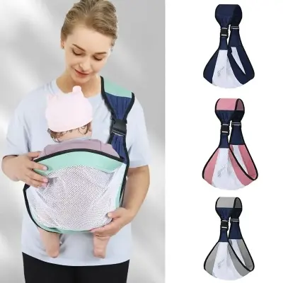 Picture of Newborn Baby Holding Carrier Bag