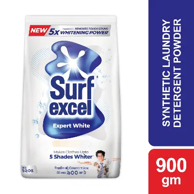 Picture of Surf Excel Expert White Synthetic Laundry Detergent Powder 900g