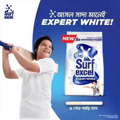 Picture of Surf Excel Expert White Synthetic Laundry Detergent Powder 900g
