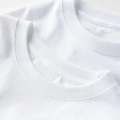 Picture of Premium ready white solid T-shirts for men and women in Bangladesh – your everyday essential White