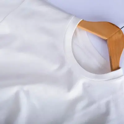 Picture of Premium ready white solid T-shirts for men and women in Bangladesh – your everyday essential White