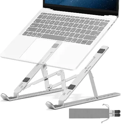 Picture of Laptop Stand Aluminum Alloy Adjustable Multi-angle Laptop Stand 10-17 inch Tab Notebook stand