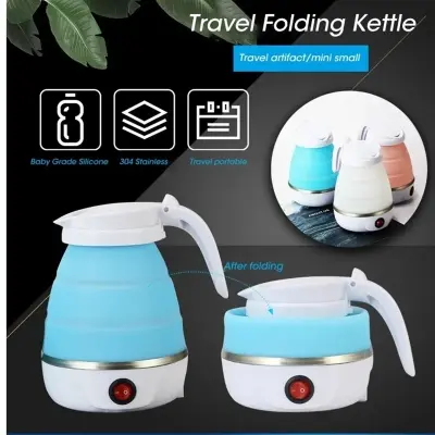 Picture of 
600ML Foldable Electric Travel Kettle Portable Water Boiler For Home Hotel Camping Use Fast Heating Mini Tea Maker Pot