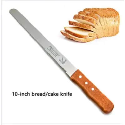 Picture of Wooden Handle Cake Knife Stainless Steel Bread - Multicolor