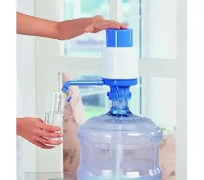 Picture of Water Bottle Pump Drinking Water Pump Portable Manual Hand Press Dispenser Water Pump - Multicolor