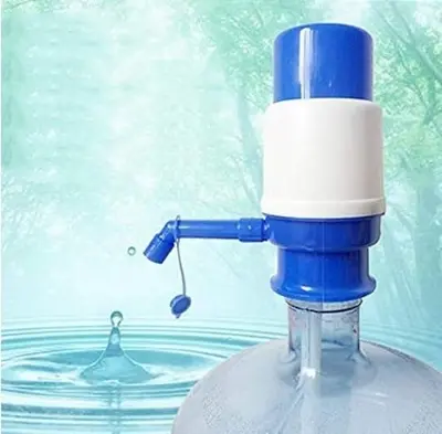 Picture of Water Bottle Pump Drinking Water Pump Portable Manual Hand Press Dispenser Water Pump - Multicolor
