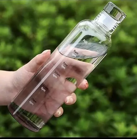 Picture of Water Bottle 500Ml-Stay Refreshed Sleek And Durable Design made of transparent plastic - Multicolor