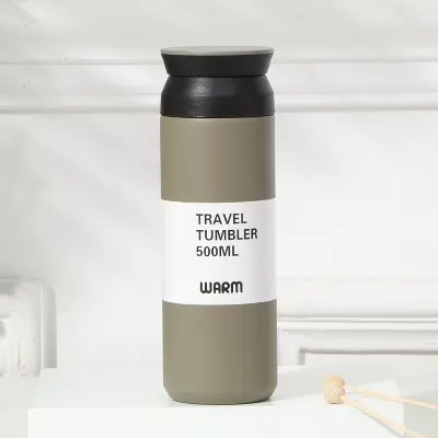 Picture of Vacuum Hot And Cool 500Ml 304 Stainless Steel - Enjoy Hot And Cold Drinks Anywhere With This Premium Stainless Steel - Multicolor