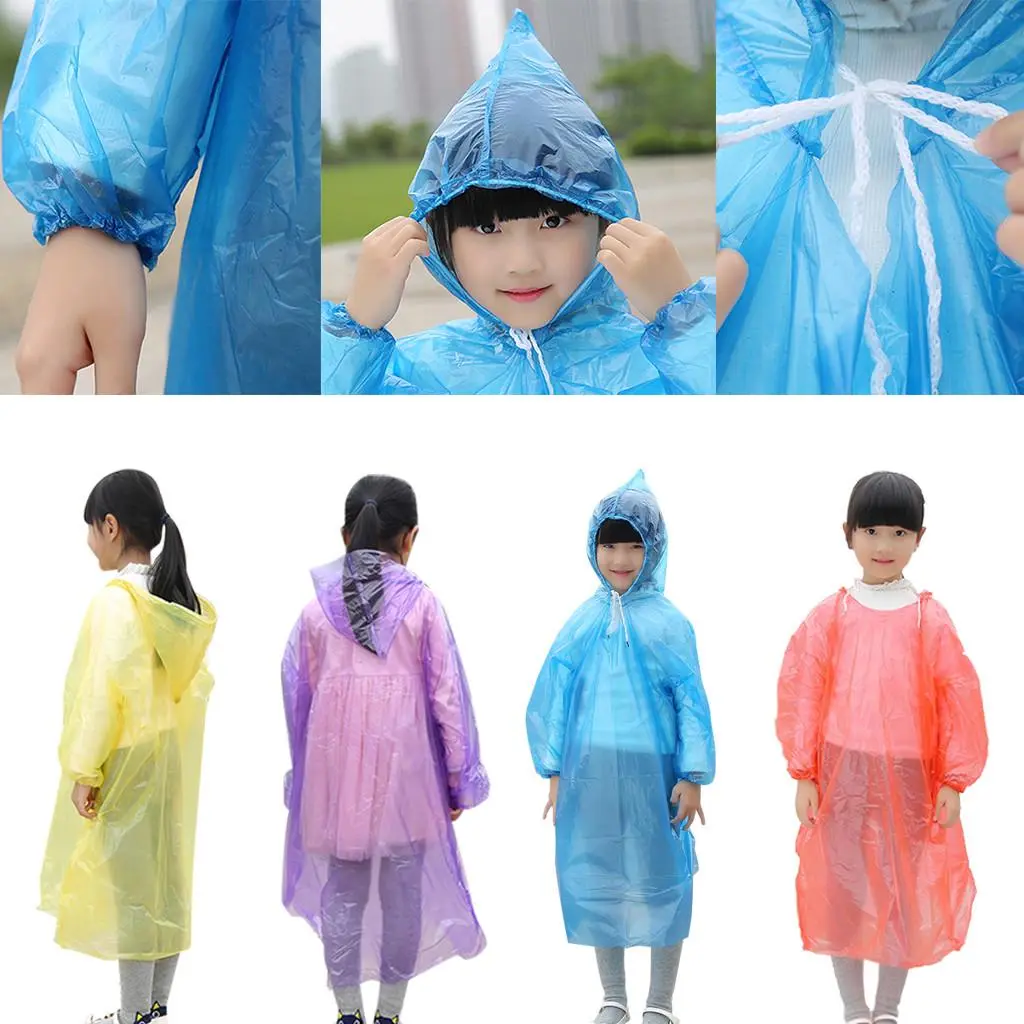 Picture of Travel One Time Raincoat Thicken Raincoats Emergency Waterproof Poncho - ,Int: One size