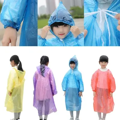 Picture of Travel One Time Raincoat Thicken Raincoats Emergency Waterproof Poncho - ,Int: One size