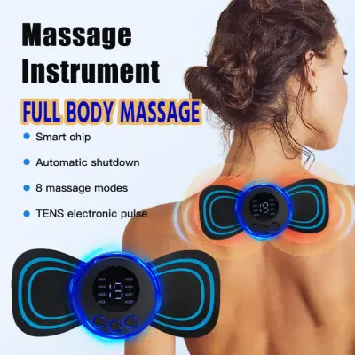 Picture of Tens Units EMS Mini Massager,Muscle Stimulator Full Body Relaxation Machine - Multicolor