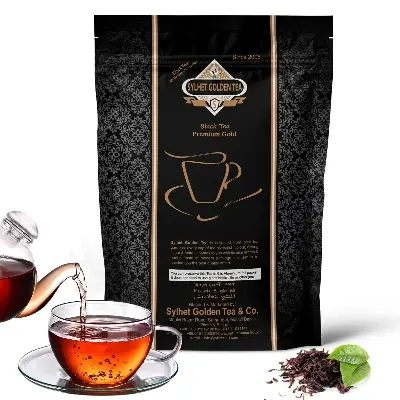 Picture of Sylhet Golden Tea Premium Gold Black Tea 400gm
