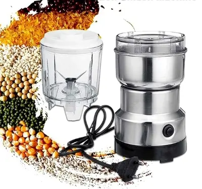 Picture of Steel Coffee & Juice Electric Blender 2 In 1 Electric Coffee & Juicer Blender 300W Stainless Steel Coffee Grinder - Multicolor