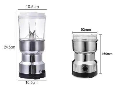 Picture of Steel Coffee & Juice Electric Blender 2 In 1 Electric Coffee & Juicer Blender 300W Stainless Steel Coffee Grinder - Multicolor