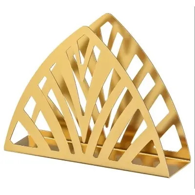 Picture of Stainless Steel Tissue Holder - Silver & Golden - Gold