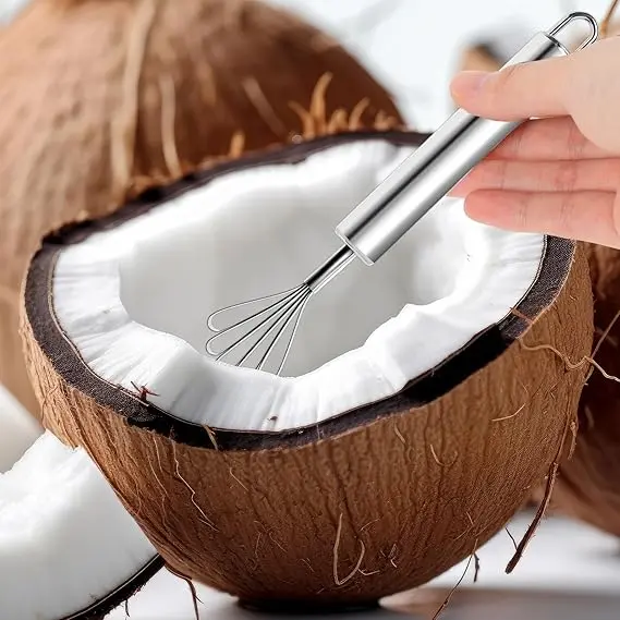 Picture of Stainless Steel Coconut Meat Scraper Fish Scaler Remover Multi-Purpose Stainless Steel Coconut Scraper for Kitchen - Multicolor