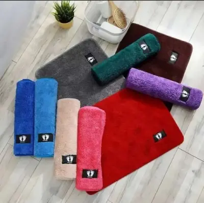 Picture of Soft Fur Carpet Fluffy Rugs door mat (Random Color ) - Multicolor