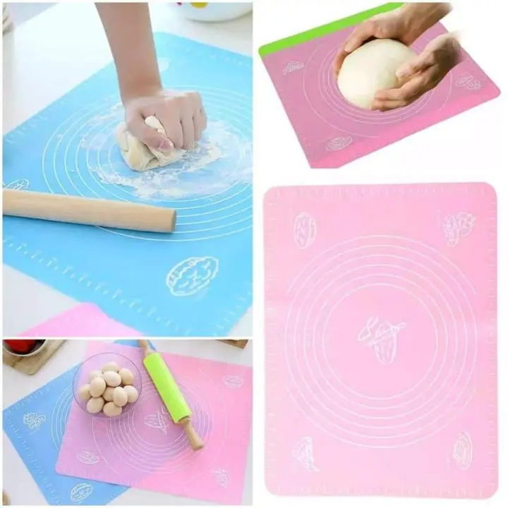 Picture of Silicone Mat with Measurements For Baking Mat, Dough Pad with Scales Sugar craft, Fondant - Multicolor