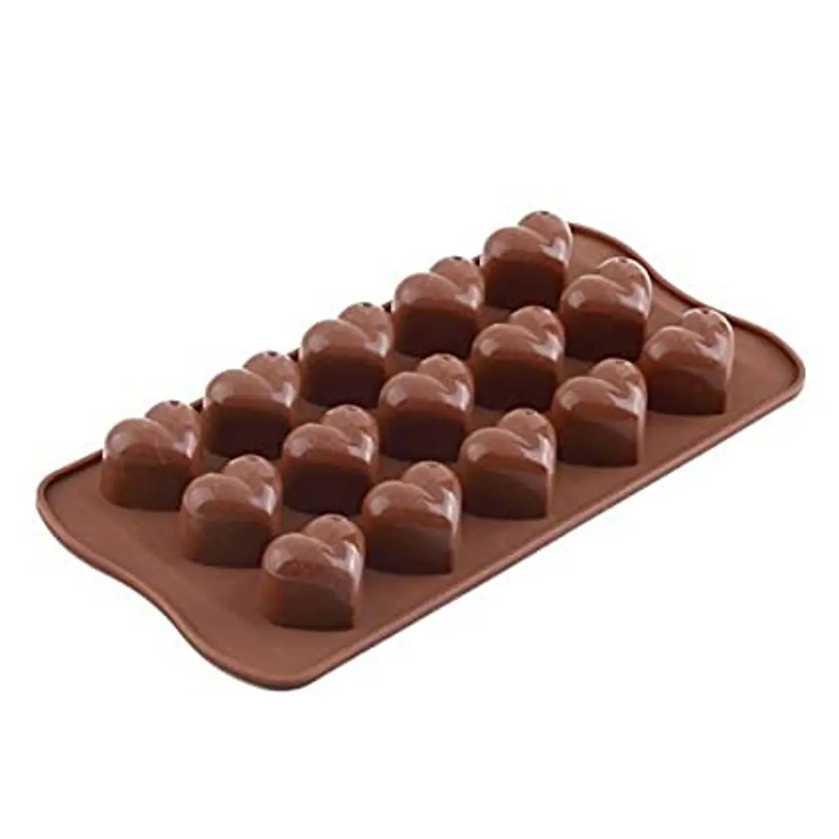 Picture of Silicone Ice-Cube Chocolate Cake Jelly Tray Pan Heart Maker Mold Mould - Cake Decoration Tools - Multicolor