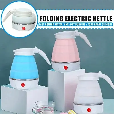 Picture of Silicone Foldable Electric Kettle / Portable Mini Electric Kettle for Travel - Multicolor
